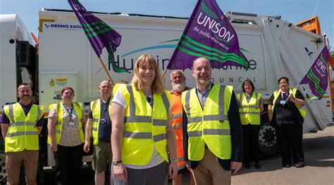 Huntingdonshire District Council staff celebrate union recognition ...