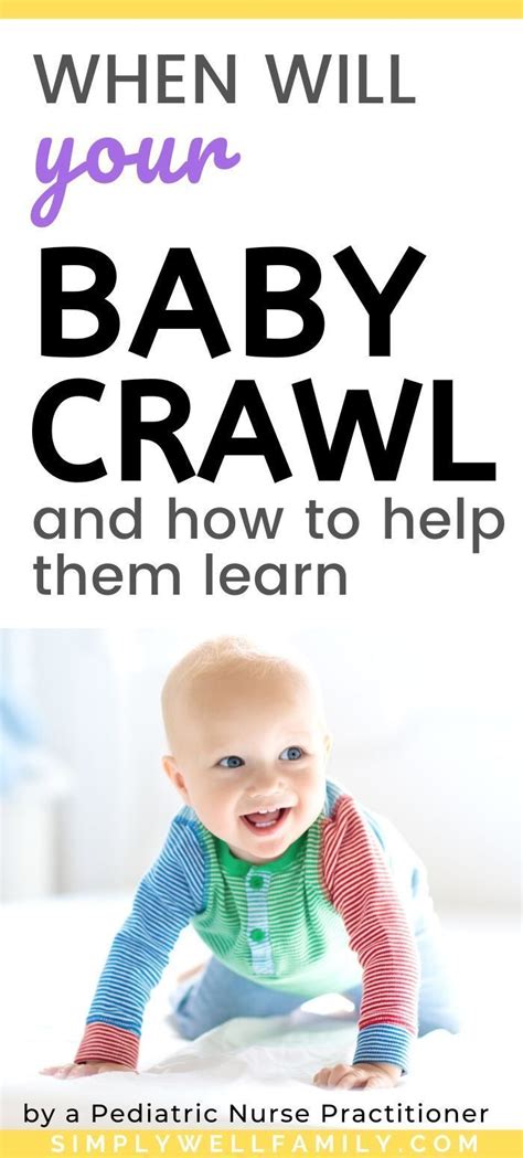 Baby Crawling: When Should My Baby Crawl? How to Help My Baby Crawl? in 2020 | Baby learning ...