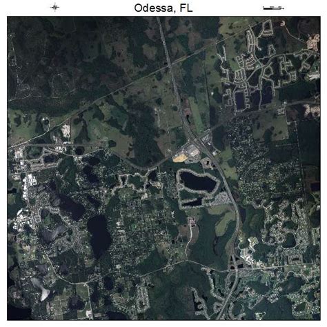 Aerial Photography Map of Odessa, FL Florida