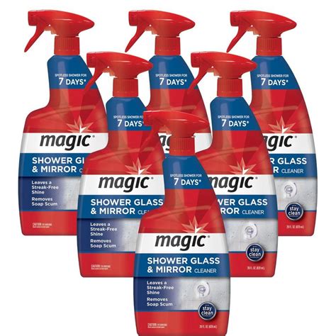 Magic 28 oz. Glass Cleaner Spray for Shower and Mirror (6-Pack) 3073 ...