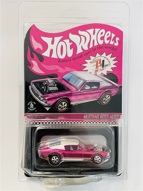 Hot Wheels Redline Club Exclusive Mustang Boss Hoss Pink Party Car