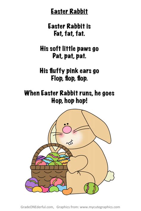 Easter Poems For Kids