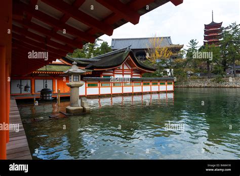 Traditional Itsukushima Shrine Stock Photo - Alamy