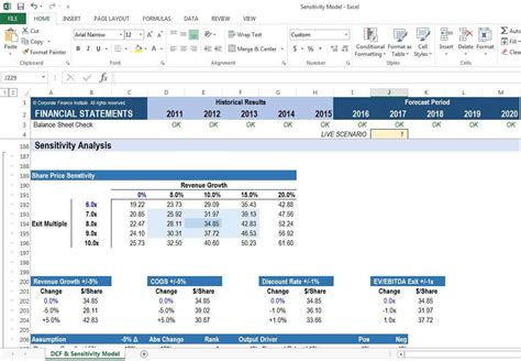 Scenario and Sensitivity Analysis I Excel Course I CFI