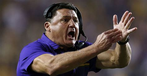 Ed Orgeron shuts down fan critical of his coaching job - FanBuzz