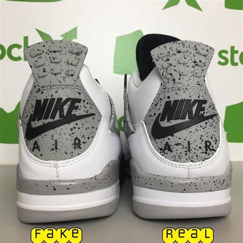 Air Jordan IV 4 "Cement" Real vs. Fake Legit Check: Box Speckles - Air Jordan IV 4 "Cement" Real ...