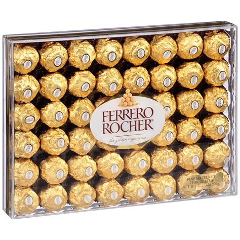 Buy Ferrero Rocher Hazelnut Chocolate Diamond Gift Box 48 Pieces (241-00015) Online at Lowest ...