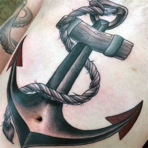 70 Traditional Anchor Tattoo Designs For Men - Vintage Ideas