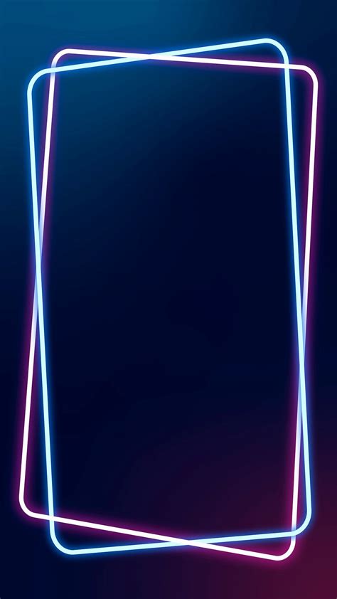 Download free vector of Glowing pink and blue neon frame vector by Aum about blank space, blue ...