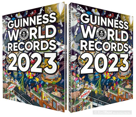 Guinness World Records 2023 Book Cover Illustration :: Behance