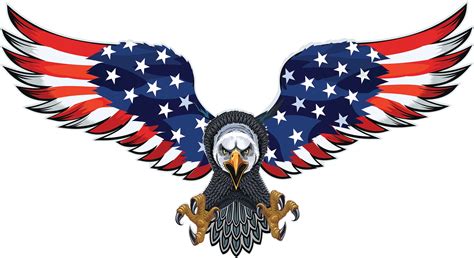 A Us Flag Eagle