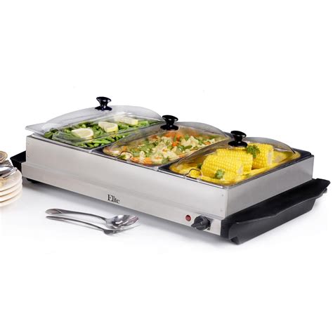 Elite Stainless Steel Buffet Server and Warming Tray - 212987, Kitchen Appliances at Sportsman's ...