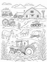 Farming Coloring Pages sketch template