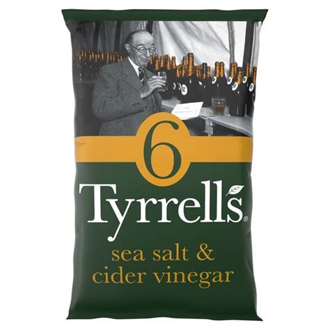 Tyrrells Sea Salt and Cider Vinegar Multipack Crisps | Ocado