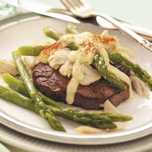 Asparagus Steak Oscar | Recipe Cart