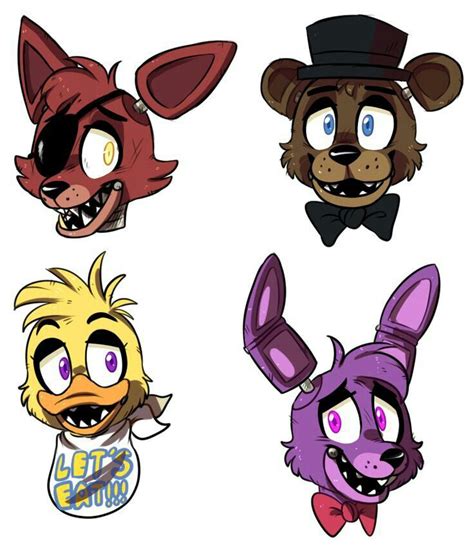 Foxy, Freddy, Chica, Bonnie; Five Nights at Freddy's Creepypasta, Fnaf Story, Good Horror Games ...