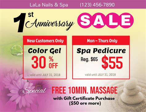 Nail Salon Flyer 2 Template | PosterMyWall