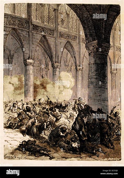 France-History- ´Massacre de Bésiers´: The Albigensian Crusade or Stock Photo: 59138416 - Alamy