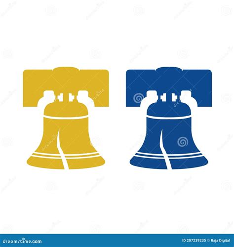 Liberty Bell Philadelphia Vector Image Stock Vector - Illustration of ...