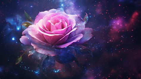 Cosmic Rose by InkImagine on DeviantArt