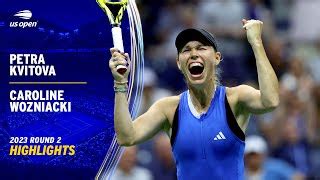 Video Petra Kvitova (W) – Caroline Wozniacki (W). Highlights (Tennis. US Open. Women) / 31 ...