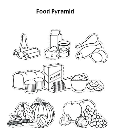 Healthy Food Coloring Pages at GetDrawings | Free download