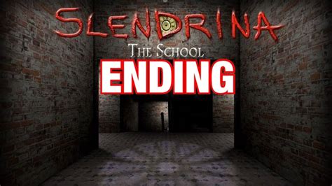 Slendrina The school ENDING - YouTube