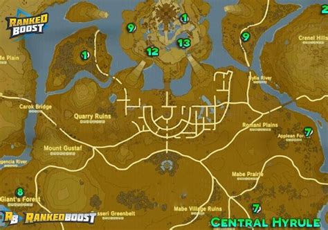 All Hinox Locations Map