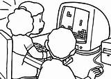 Computer Coloring Pages For Kids Printable sketch template