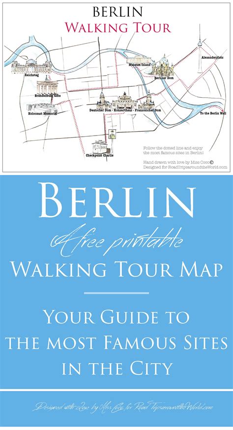 A Walking tour map of Berlin - Only on Road Trips around the World ...