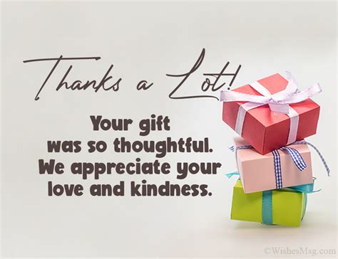 100+ Heartfelt Thank You Messages for Wedding Gifts - WishesMsg