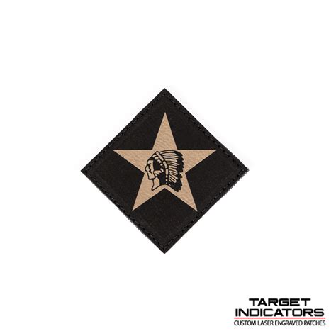 1st Battalion 6th Marines Laser Engraved Patch - Target Indicators