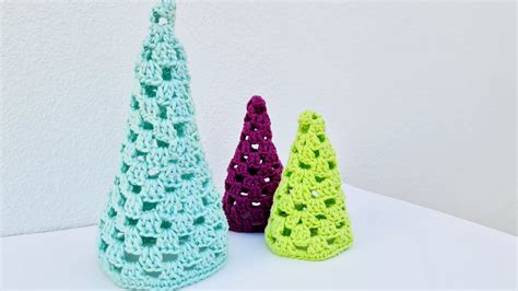 Crochet Granny Square Style Christmas Tree. Super easy