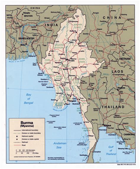 Burma Road Map