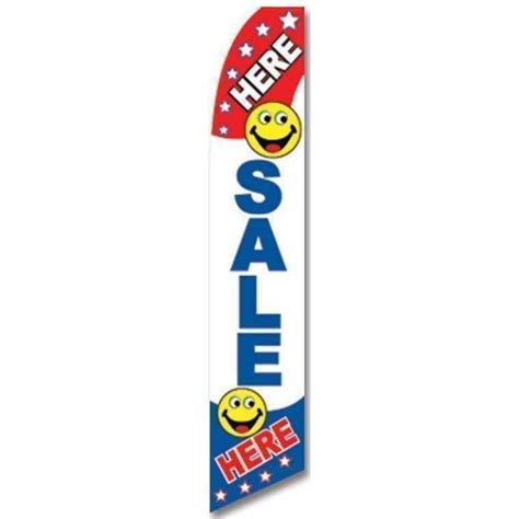 Here Sale Here Advertising Flag (Complete set)