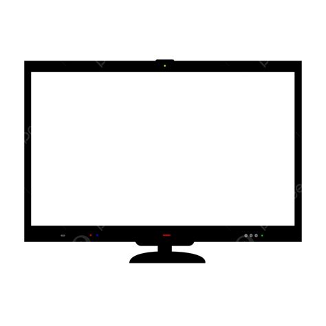 Flat Screen Tv Clipart Vector, Flat Tv Screen Mockup Design With Transparent Background, Tv ...