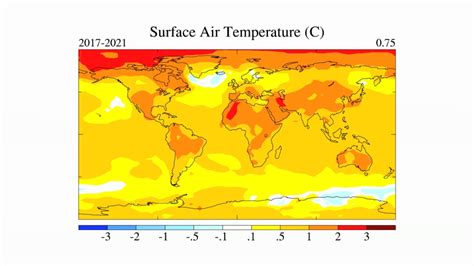 Climate Simulation of Surface Air Temperature - YouTube