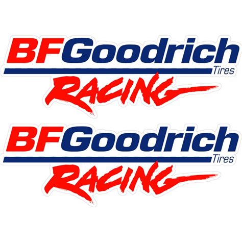 2x Bf Goodrich Racing Stickers Decals - DecalsHouse