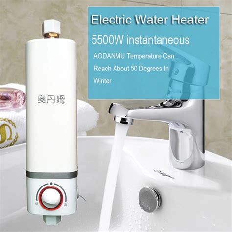 Brand Tankless Water Heater Household Mini Electric Instant Hot Water ...