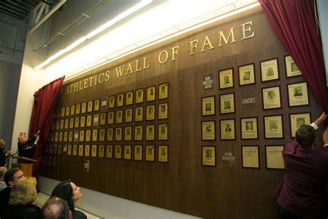 Unraveling Legacy: ASF' Athletics Reveals Wall of Fame | Wall of fame ...