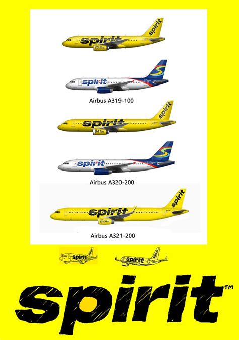 Spirit airlines fleet 2018 | Spirit airlines, Airlines, Fleet