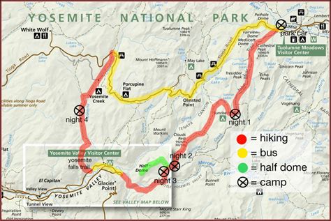 Map Of John Muir Trail In Yosemite - map : Resume Examples #a6YnGyxVBg