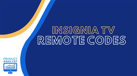 Programming Insignia TV Remote Control Codes [2023]