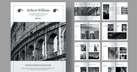 Photography Portfolio Layout, Graphic Templates - Envato Elements