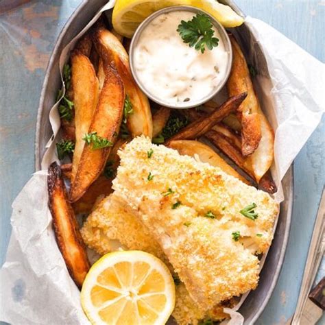 Baked Fish And Chips Recipe (For Two) - Homemade In The Kitchen