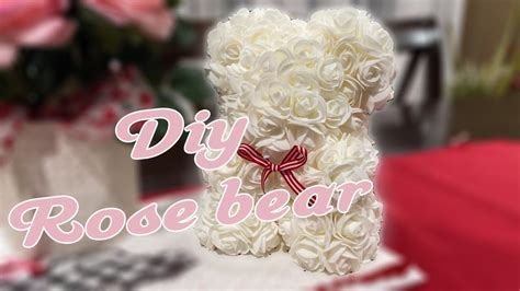 DIY Rose Bear - YouTube