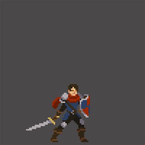 ArtStation - Pixel Art - Knight, Sven Thole