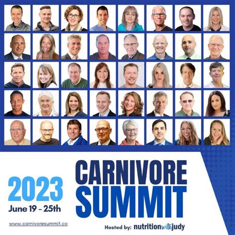 Welcome to the 2023 Carnivore Summit JUNE 19 - JUNE 25, 2023 Welcome to ...