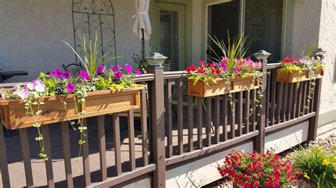 The Beauty and Functionality of Railing Planter Boxes