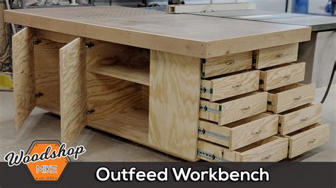 Table Saw Outfeed Table With Plans - Woodshop Mike